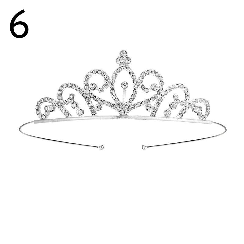 ティアラ レディース 女性 ヘアアクセサリー ヘッドドレス 髪飾り ラインストーン 花嫁 ウェディング 結婚式 披露宴 花嫁 ブライダル かわいい お | plusnao | 10