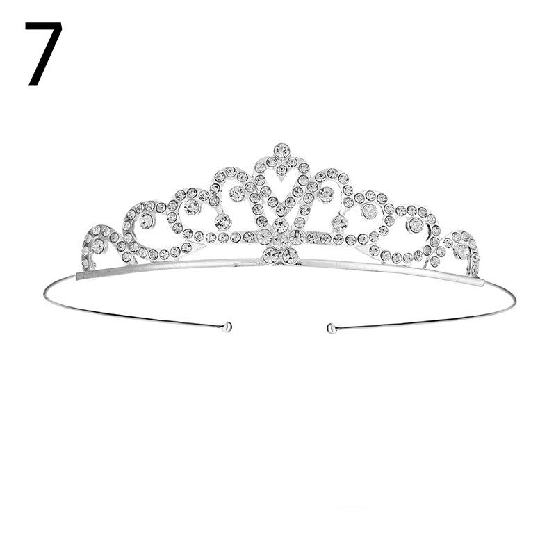 ティアラ レディース 女性 ヘアアクセサリー ヘッドドレス 髪飾り ラインストーン 花嫁 ウェディング 結婚式 披露宴 花嫁 ブライダル かわいい お | plusnao | 11