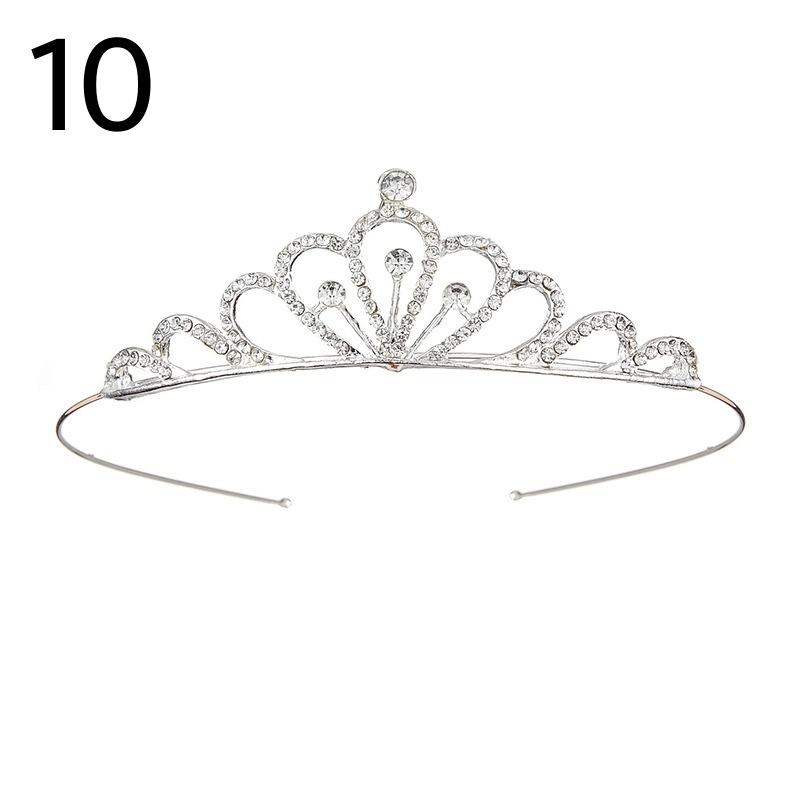 ティアラ レディース 女性 ヘアアクセサリー ヘッドドレス 髪飾り ラインストーン 花嫁 ウェディング 結婚式 披露宴 花嫁 ブライダル かわいい お | plusnao | 14