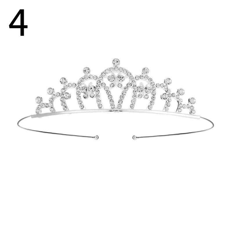 ティアラ レディース 女性 ヘアアクセサリー ヘッドドレス 髪飾り ラインストーン 花嫁 ウェディング 結婚式 披露宴 花嫁 ブライダル かわいい お | plusnao | 08