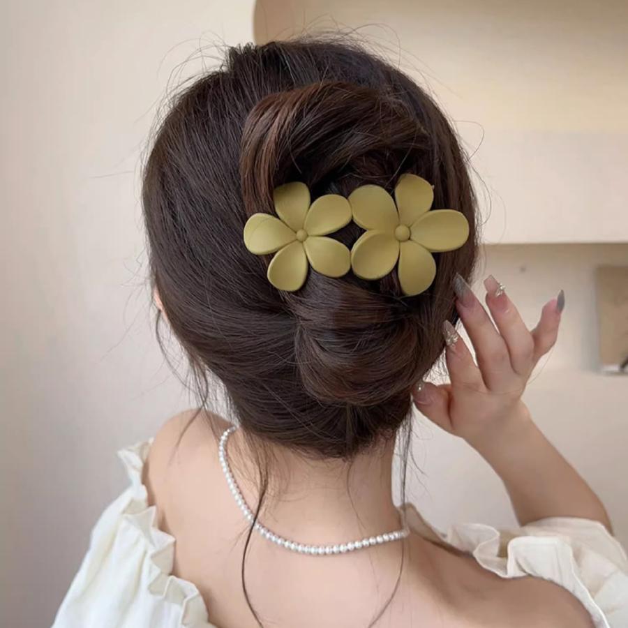 ヘアクリップ レディース 女性 ヘアアクセサリー 髪飾り 髪留め 花