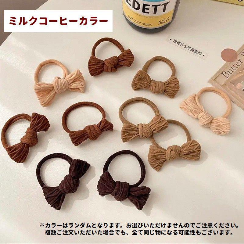 ヘアゴム 髪ゴム 5個セット タオルリング ヘアアクセサリー レディース