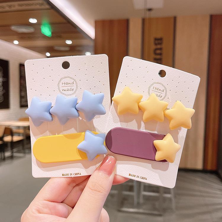 ヘアピン 2個セット ベビー キッズ 赤ちゃん 子供 へアアクセサリー 星