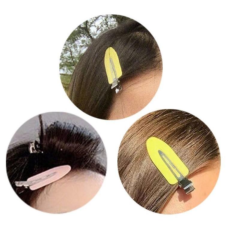 plusnao 前髪クリップ 4個セット レディース 大人 跡がつかない