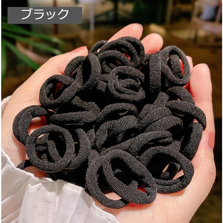 plusnao ヘアゴム ヘアアクセサリー 100本セット 100個 キッズ 女の子  