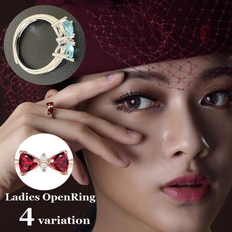 指輪 オープンリング レディース アクセサリー ラインストーン リボン型 ファッションリング 可愛い おしゃれ 女性用 婦人用 ファッション小物 記念 Acc 167 プラスナオyahoo 店 通販 Yahoo ショッピング