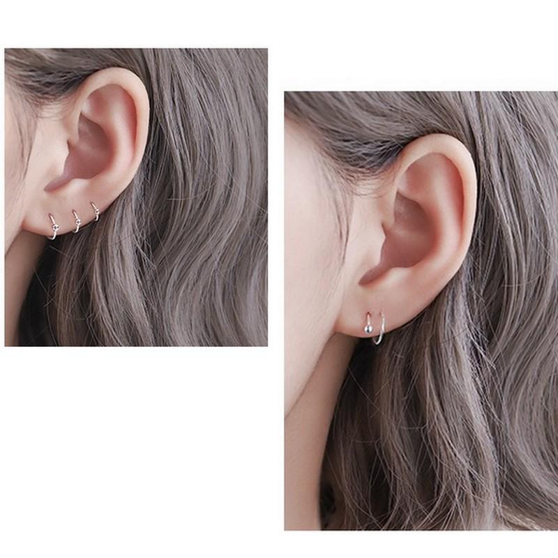 フープリングピアス plusnao フープピアス リングピアス アクセサリー レディース