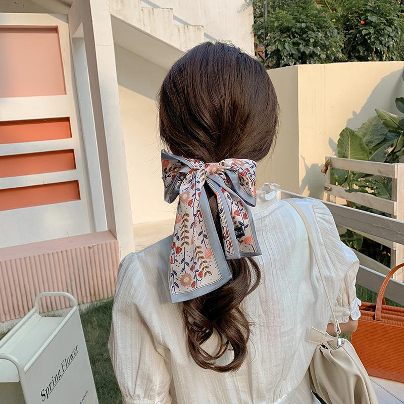 ロングスカーフ スカーフ バックチャーム ヘアアクセサリー A112 ロングスカーフ スカーフ バックチャーム ヘアアクセサリー A112