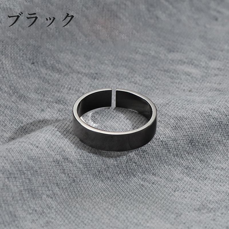 plusnao オープンリング フォークリング 指輪 メンズ 男性
