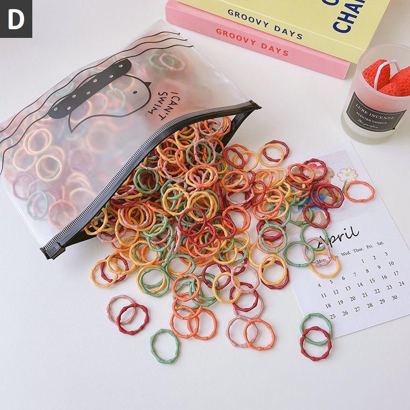 plusnao ミニヘアゴム 100個セット キッズ ヘアアクセサリー