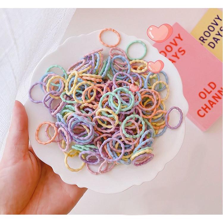 ミニヘアゴム 100個セット キッズ ヘアアクセサリー ヘアゴム 髪ゴム