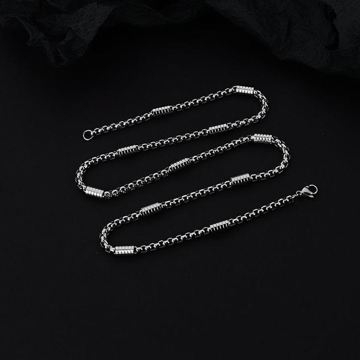 ネックレス チェーンのみ アクセサリー メンズ 男性用 単品 シルバー