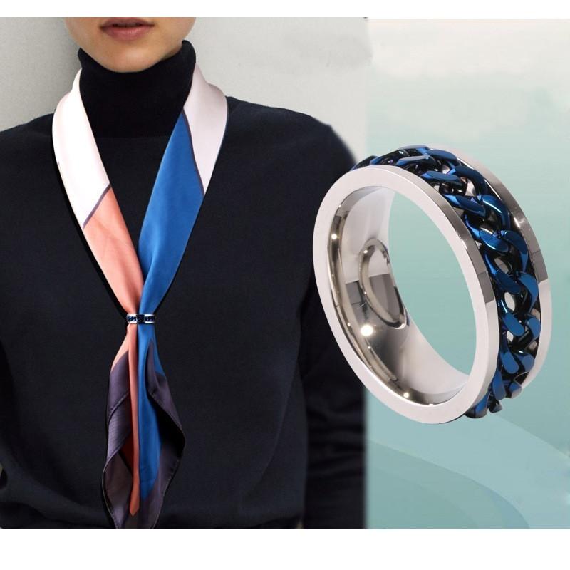 plusnao スカーフリング スカーフ留め レディース 女性 メンズ