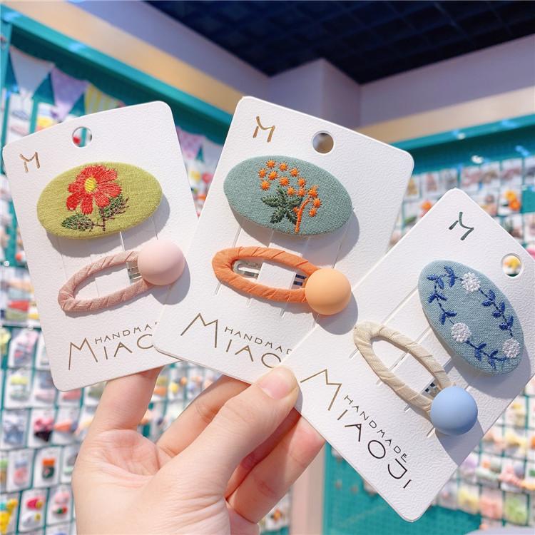 plusnao ヘアクリップ ヘアピン パッチン留め キッズ 子供 女の子 2個 
