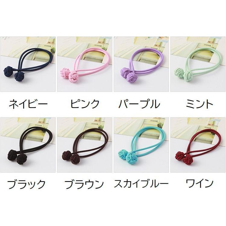 plusnao（プラスナオ） ヘアゴム 3本セット 髪ゴム レディース キッズ