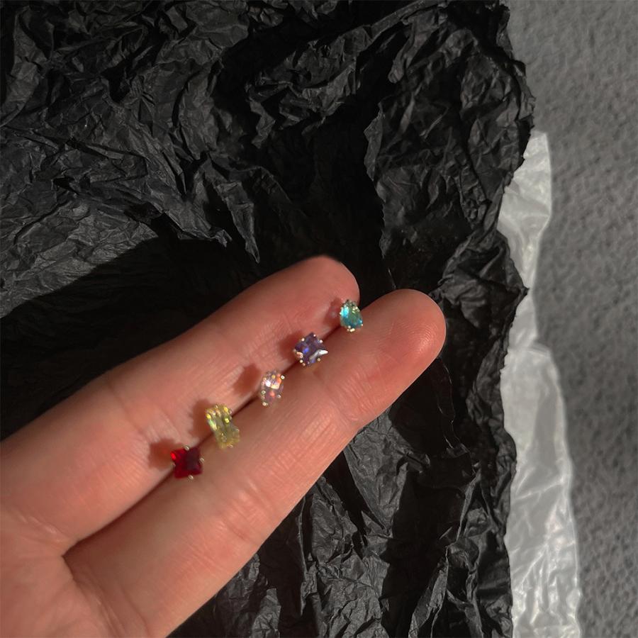 plusnao スタッドピアス アクセサリー 5個セット レディース