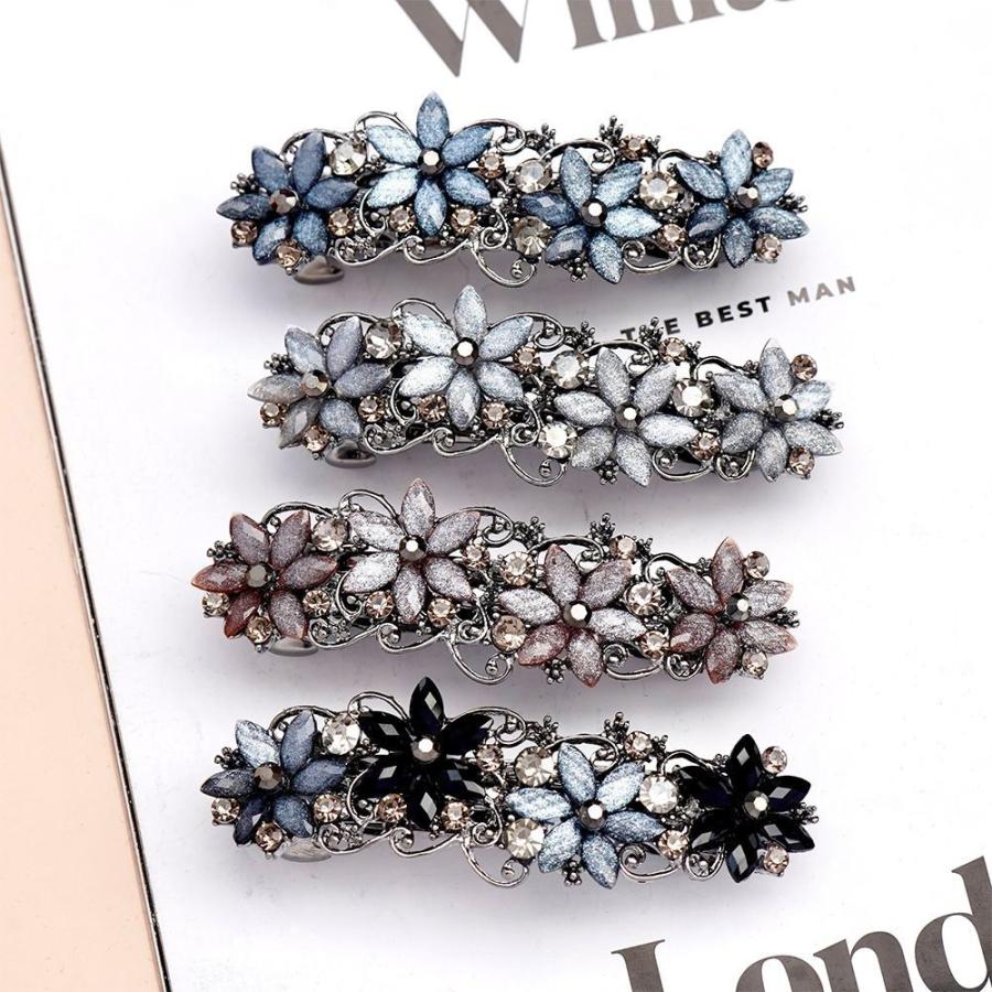 plusnao バレッタ レディース ヘアクリップ ヘアアクセサリー 髪