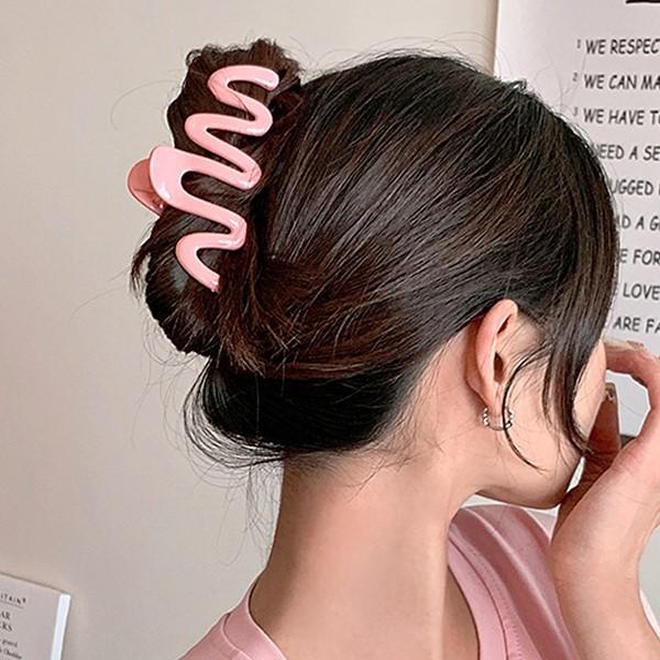 バンスクリップ ヘアクリップ 髪留め レディース 女性 ヘア