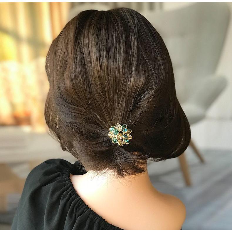 ヘアゴム 髪ゴム 単品 1本売り ヘアアクセサリー レディース フラワー