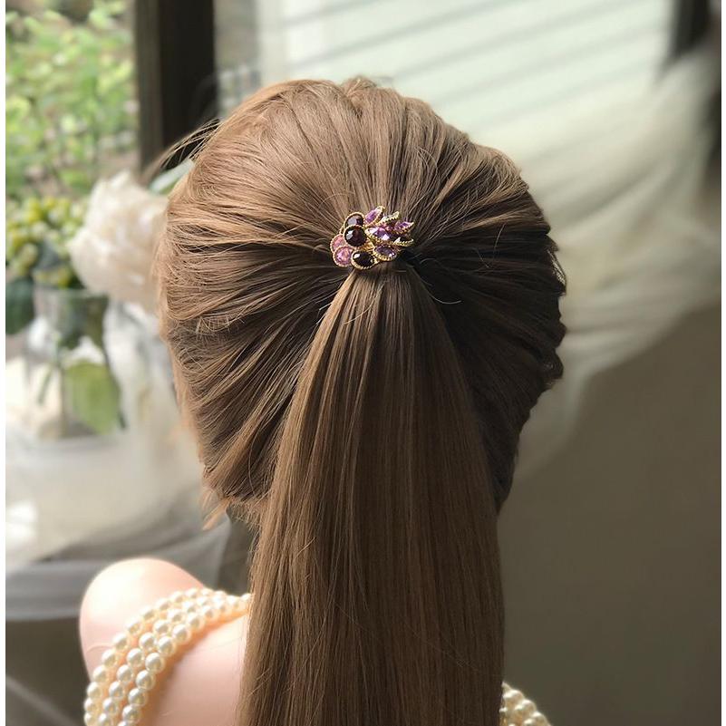 ヘアゴム 髪ゴム 単品 1本売り ヘアアクセサリー レディース フラワー