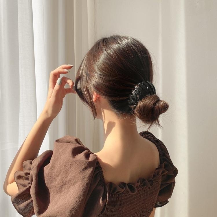 ヘアクリップ ヘアリング 髪留め 髪飾り ヘアアクセサリー レディース 女性 ヘアアレンジ まとめ髪 シンプル おしゃれ かわいい ファッション小物 プラスナオ Paypayモール店 通販 Paypayモール