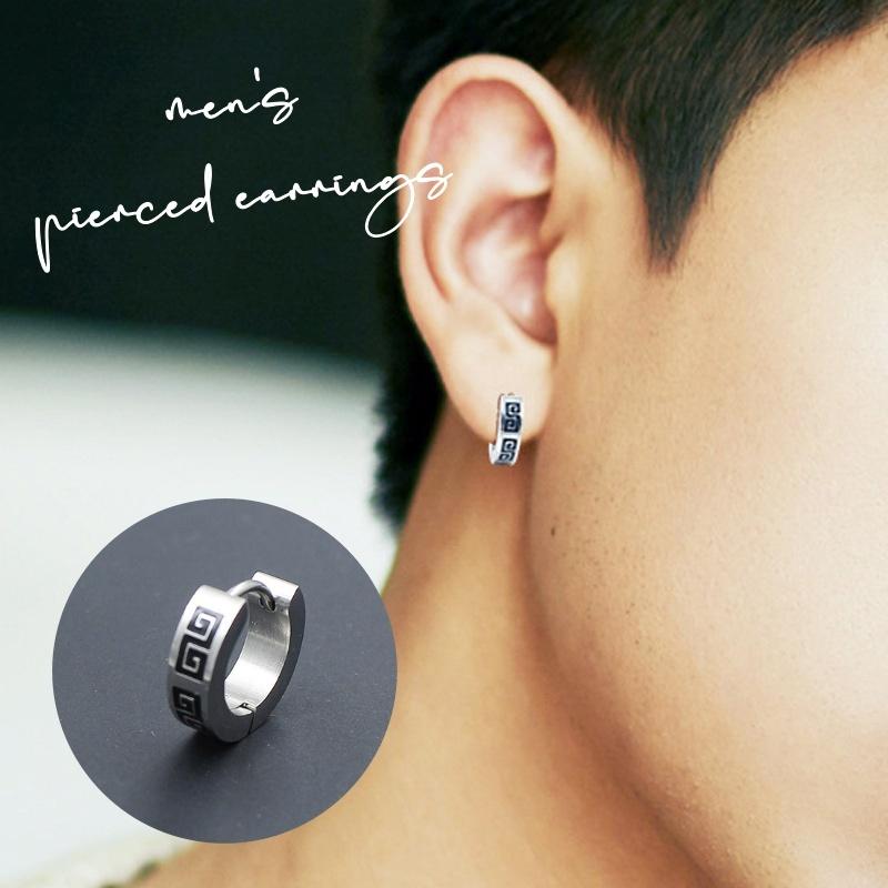 plusnao（プラスナオ） フープピアス 片耳用 メンズ レディース