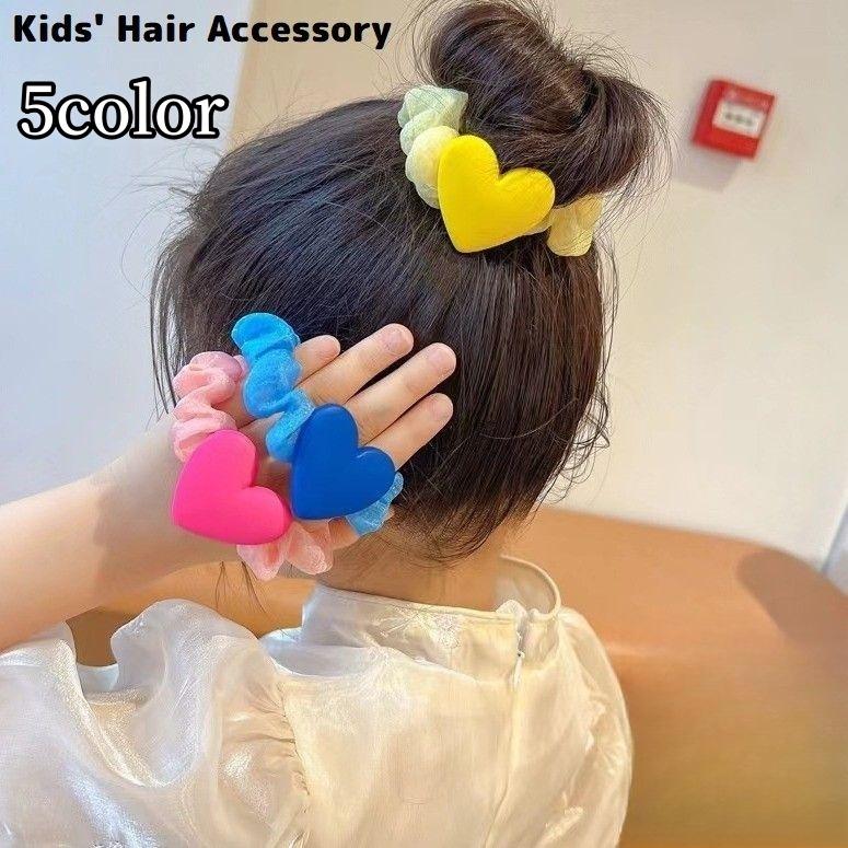 plusnao ヘアゴム シュシュ 子供 キッズ 女の子 ヘア
