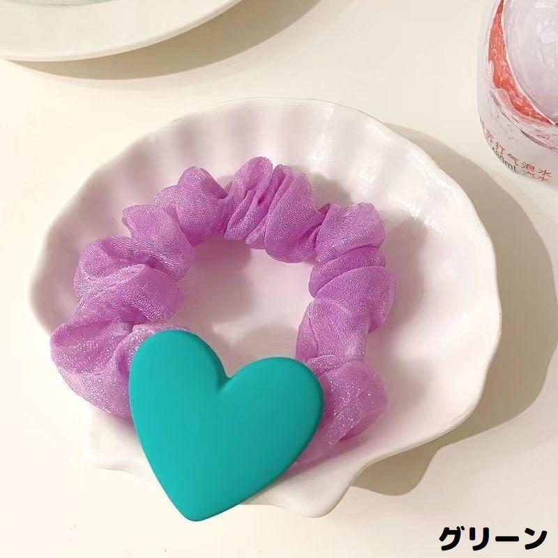 plusnao ヘアゴム シュシュ 子供 キッズ 女の子 ヘア