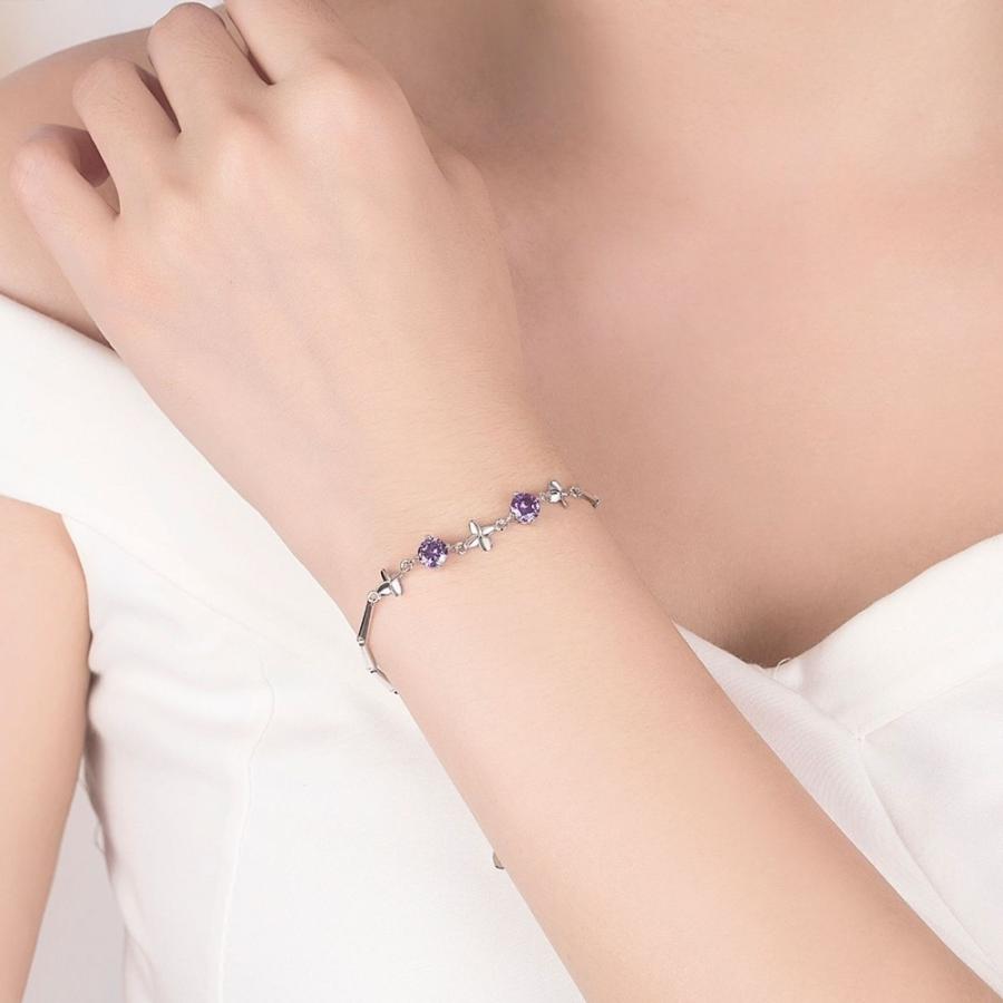 ブレスレット 腕輪 レディース 女性 ラインストーン アクセサリー お花