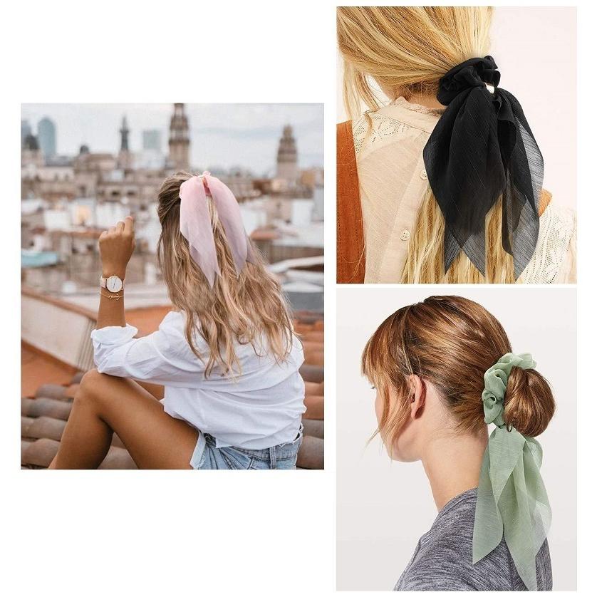 シュシュ レディース ヘアアクセサリー ヘアゴム 髪飾り 髪留め シフォン リボン 大きめ ヘアアレンジ かわいい フェミニン おしゃれ 大人可愛い プラスナオ Paypayモール店 通販 Paypayモール