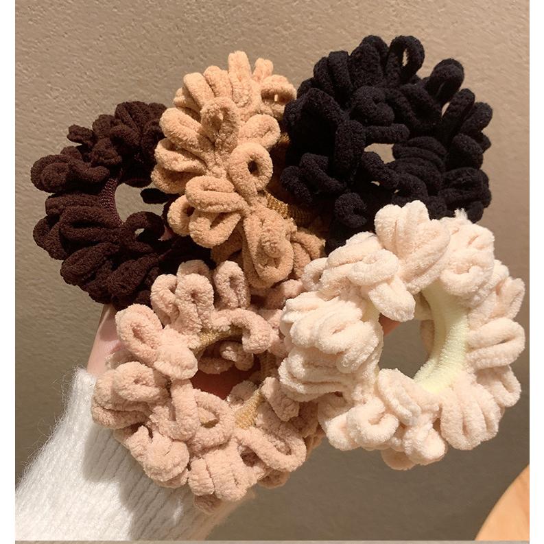 ☆売り切れ☆No62再販☆もこもこシュシュ☆