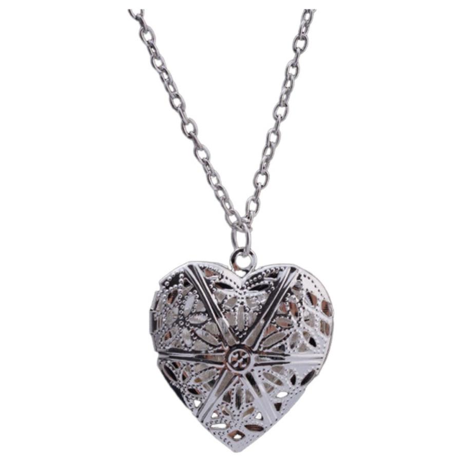 plusnao ロケットペンダント ネックレス レディース アクセサリー 開閉