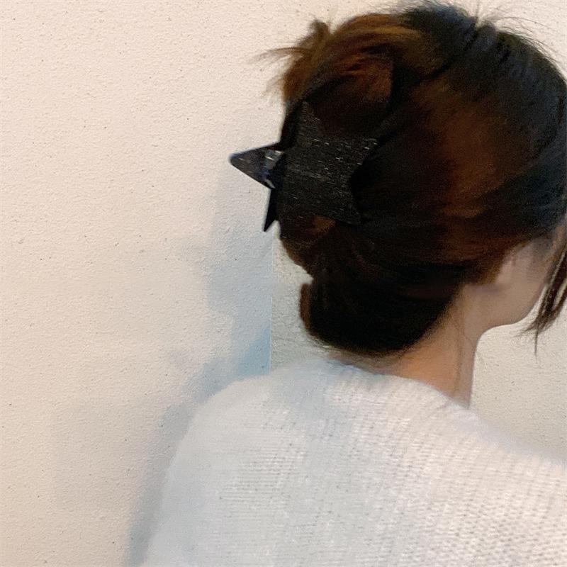 ヘアクリップ バンスクリップ 星型 スター レディース 女性用 ヘア