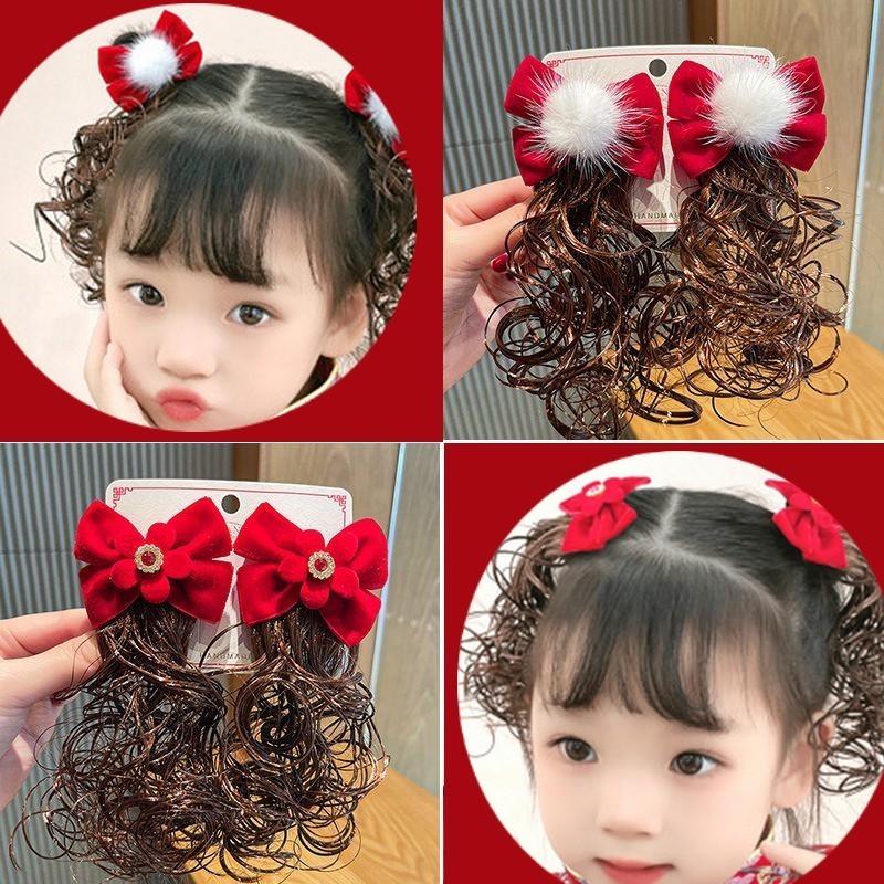plusnao（プラスナオ） ヘアクリップ 子供用 ヘアアクセサリー 付け毛