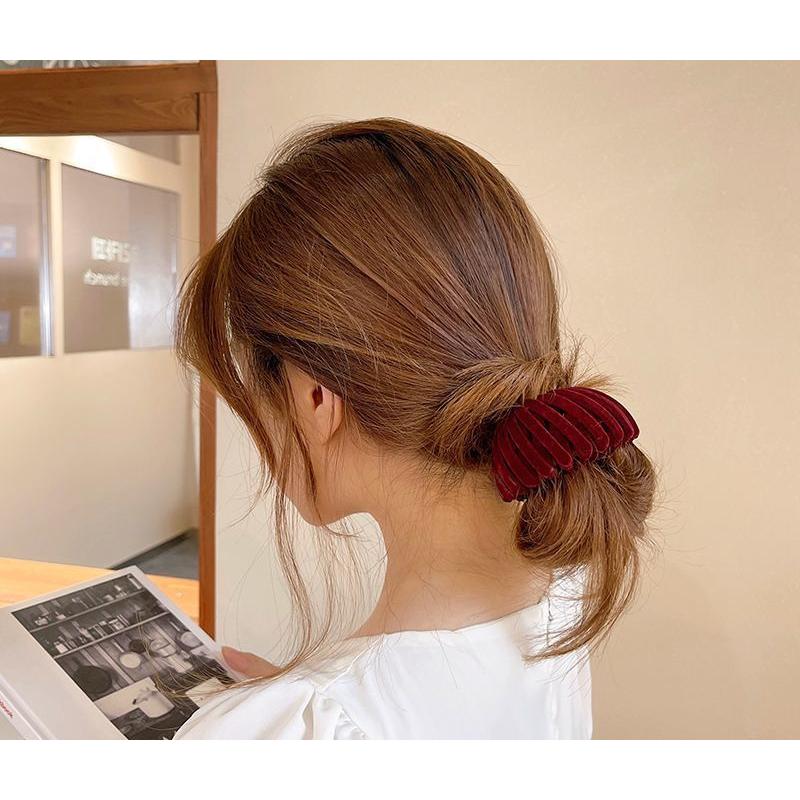 plusnao（プラスナオ） ヘアクリップ ヘアリング風 レディース 髪飾り