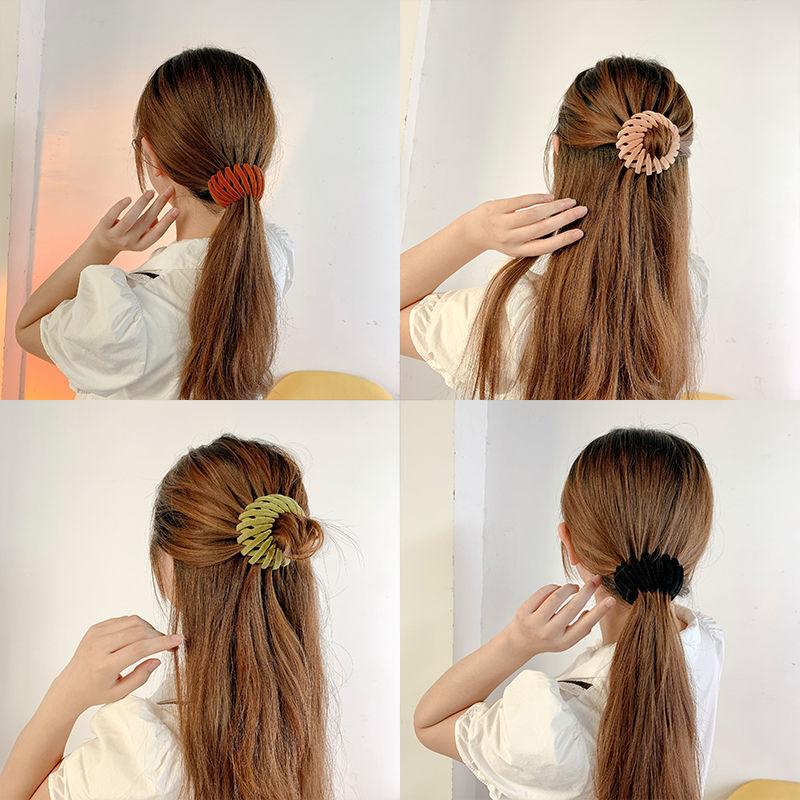 ヘアクリップ キャンペーンもお見逃しなく ヘアリング風 レディース 髪飾り ヘアアクセサリー ポニーテール ヘアアレンジ おしゃ 髪留め 可愛い お団子ヘア まとめ髪 女性 婦人