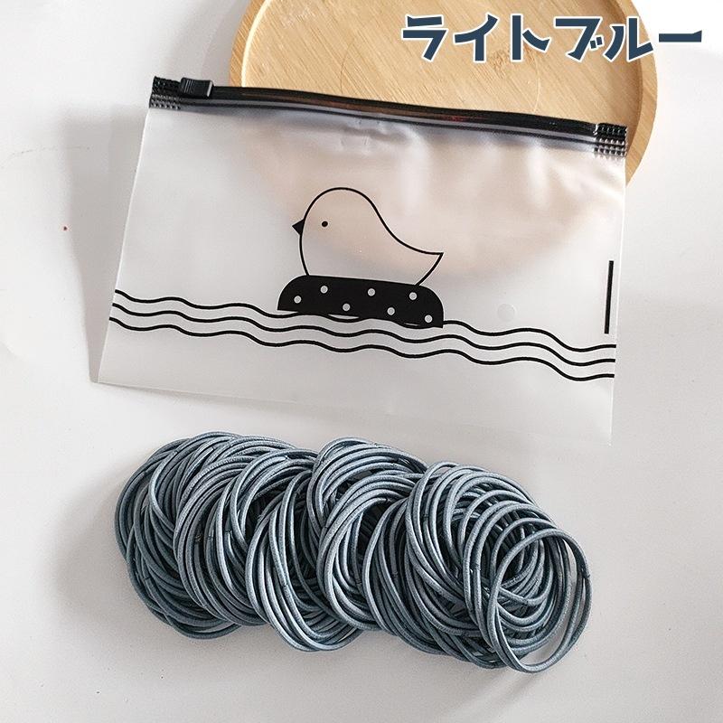 plusnao ヘアゴム 100本セット ヘアアクセサリー レディース