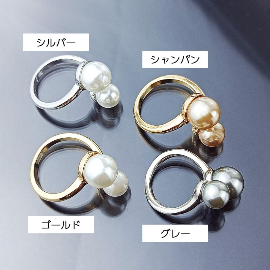 スカーフリング アクセサリー レディース 女性用 スカーフ留め スカーフクリップ フェイクパール おしゃれ 上品 シンプル 簡単 お出かけ ...
