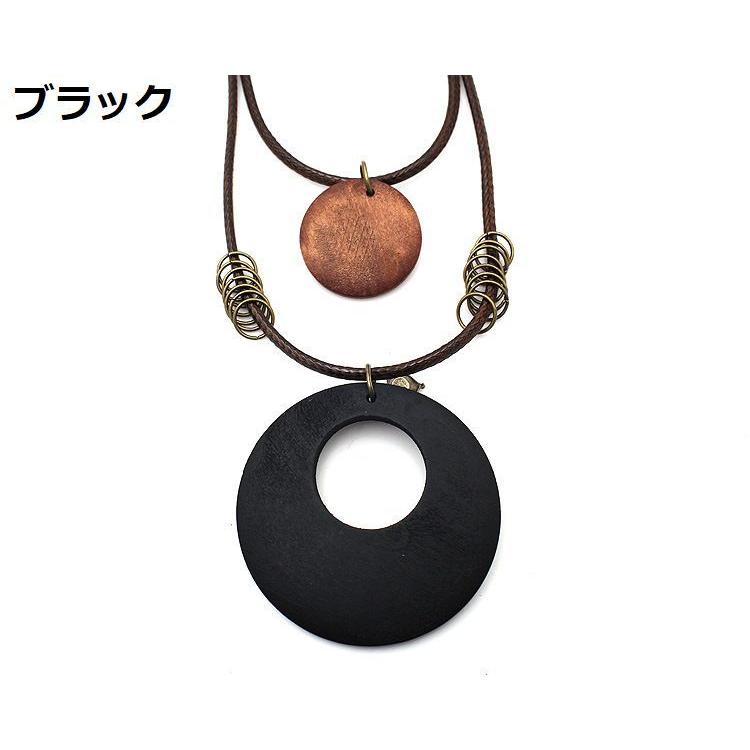 plusnao ロングネックレス ペンダント 首飾り レディース