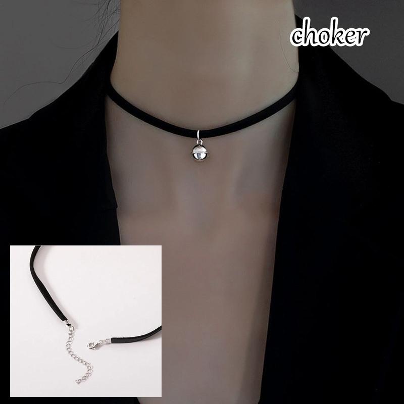plusnao チョーカー レディース アクセサリー 鈴 チェーン