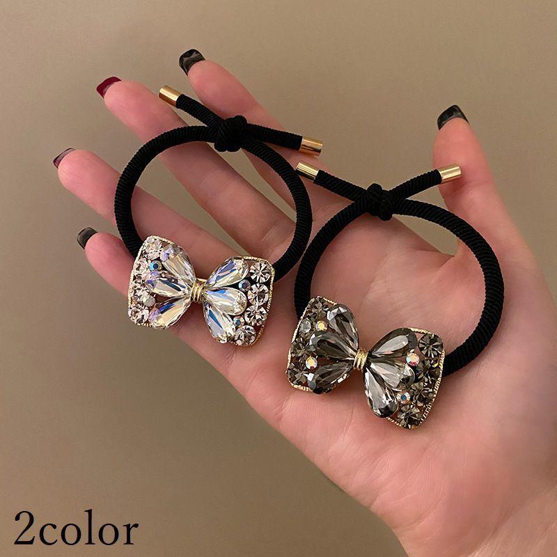 ヘアゴム レディース 大人 上品 可愛い リボン ラインストーン ヘアアクセサリー リングゴム 髪飾り ヘアアレンジ 髪留め まとめ髪 髪ゴム ビジュ Acc プラスナオyahoo 店 通販 Yahoo ショッピング