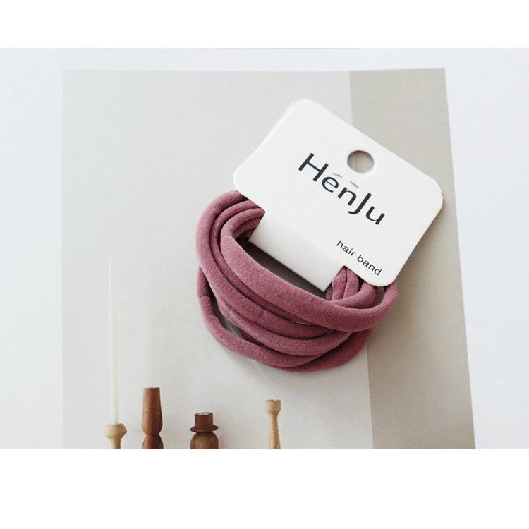 plusnao ヘアゴム 6本セット レディース 女性 ヘアアクセサリー リング