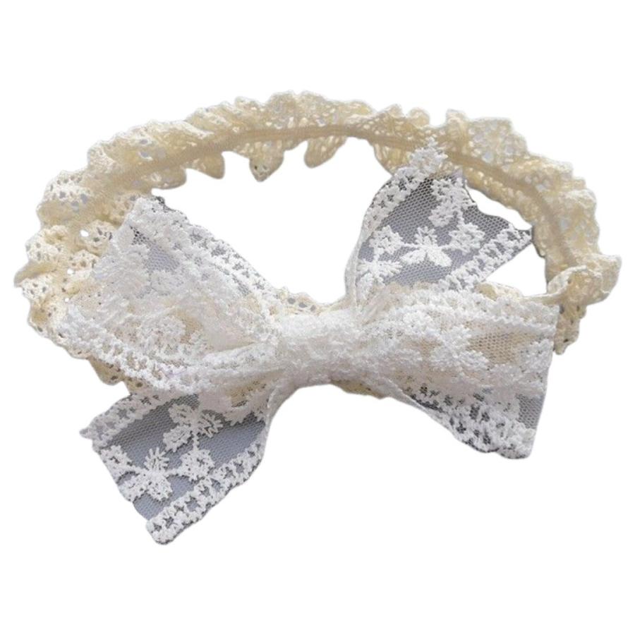 plusnao（プラスナオ） ベビーヘアバンド レースヘッドバンド 赤ちゃん