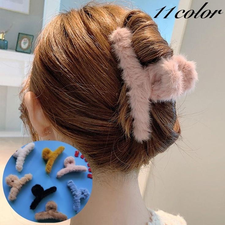plusnao ヘアクリップ バンスクリップ ヘアアクセサリー レディース 