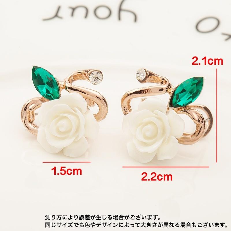 ピアス スタッドピアス レディース 女性 アクセサリー 薔薇 バラ 