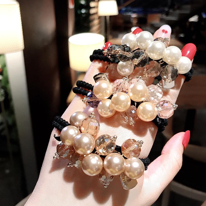 ヘアゴム ヘアアクセサリー レディース 髪ゴム まとめ髪 フェイク