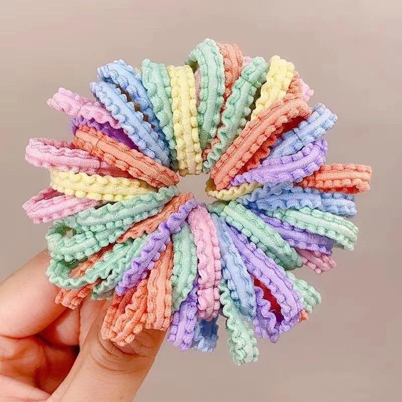 plusnao ヘアゴム 50個セット キッズ ベビー ヘアアクセサリー 