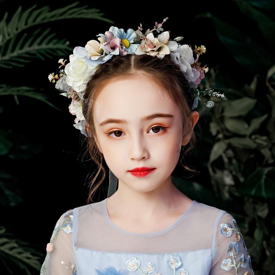売れ筋】 ベビー キッズ カチューシャ ティアラ リボン ヘアバンド 花かんむり ドレス familyschoolpartners.org