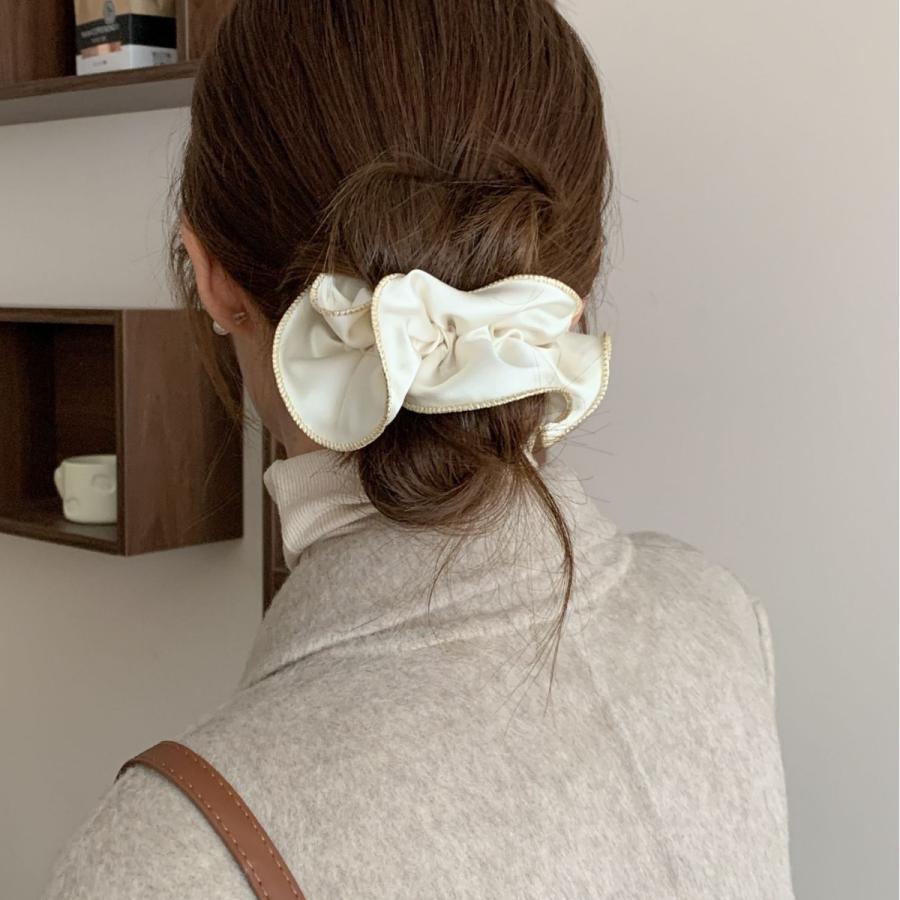 シュシュ レディース ヘアアクセサリー 髪留め 髪飾り まとめ髪 ヘア