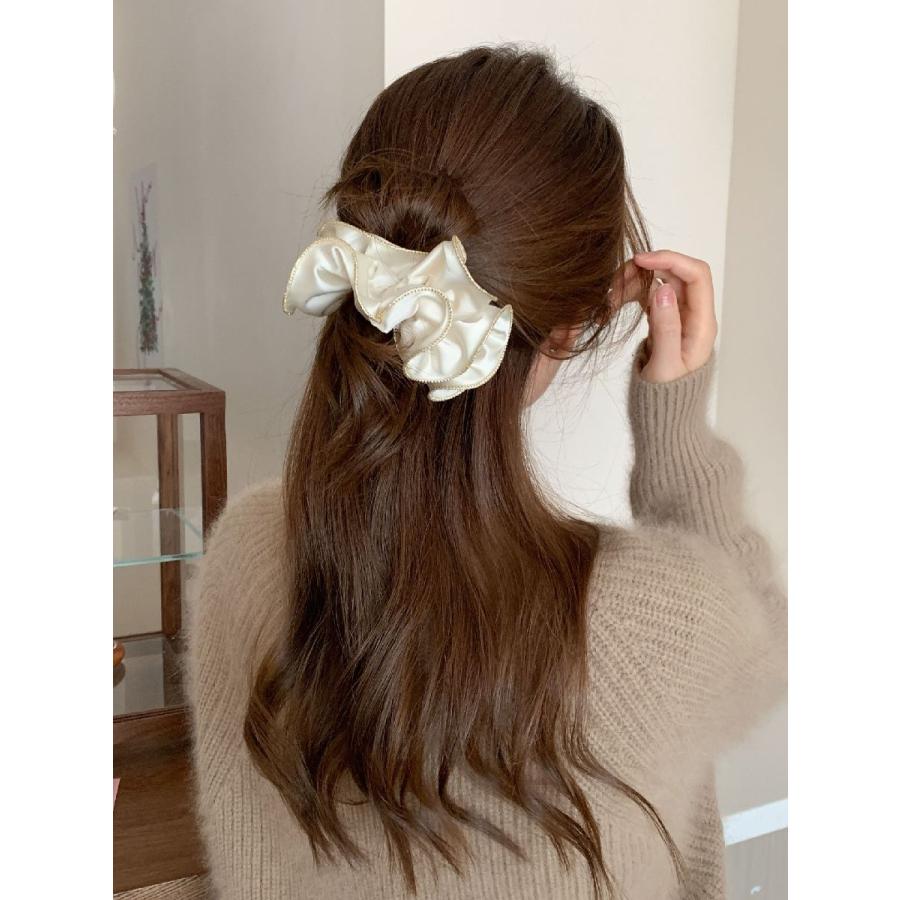 シュシュ レディース ヘアアクセサリー 髪留め 髪飾り まとめ髪 ヘア